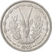 Moneta, Kraje Afryki Zachodniej, Franc, 1965, AU(55-58), Aluminium, KM:3.1