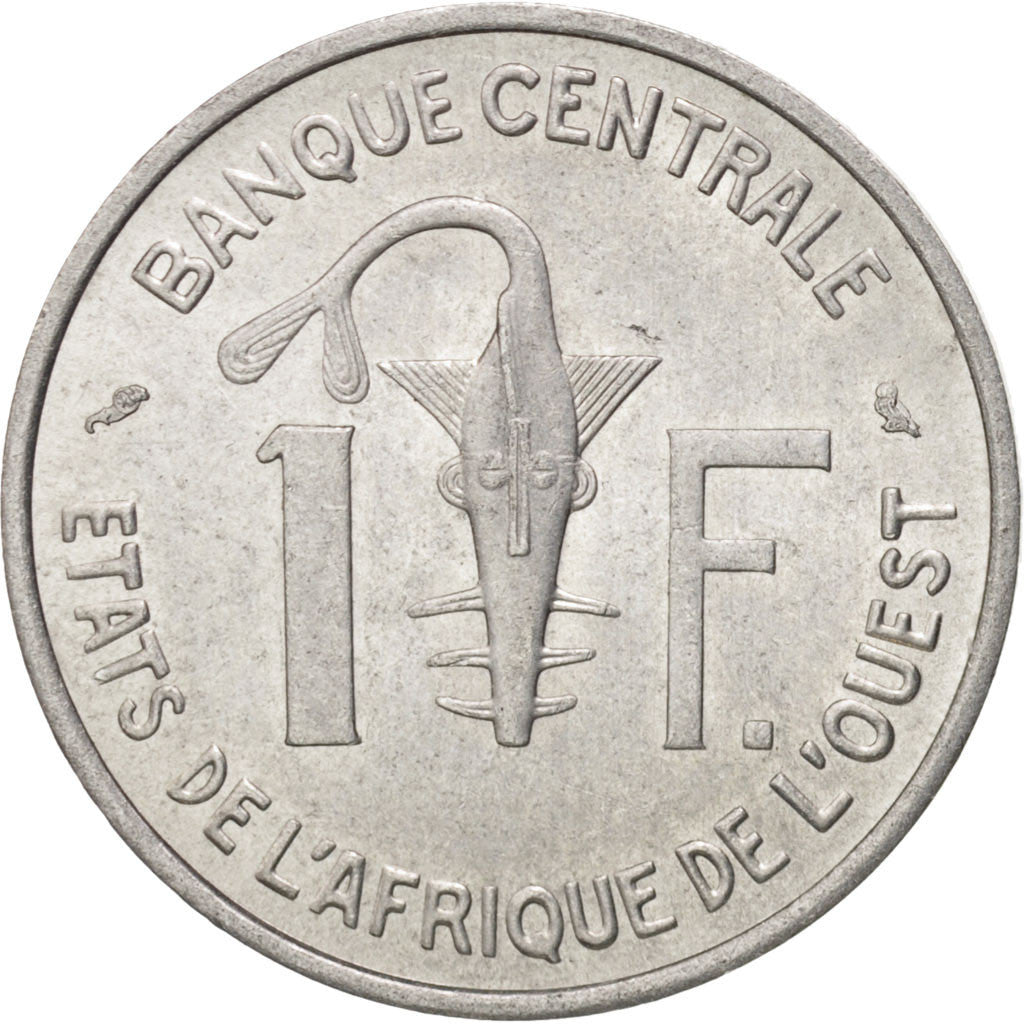 Coin, West African States, Franc, 1965, AU(55-58), Aluminum, KM:3.1