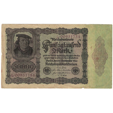 Banknote, Germany, 50,000 Mark, 1922, 1922-11-19, KM:79, VF(20-25)