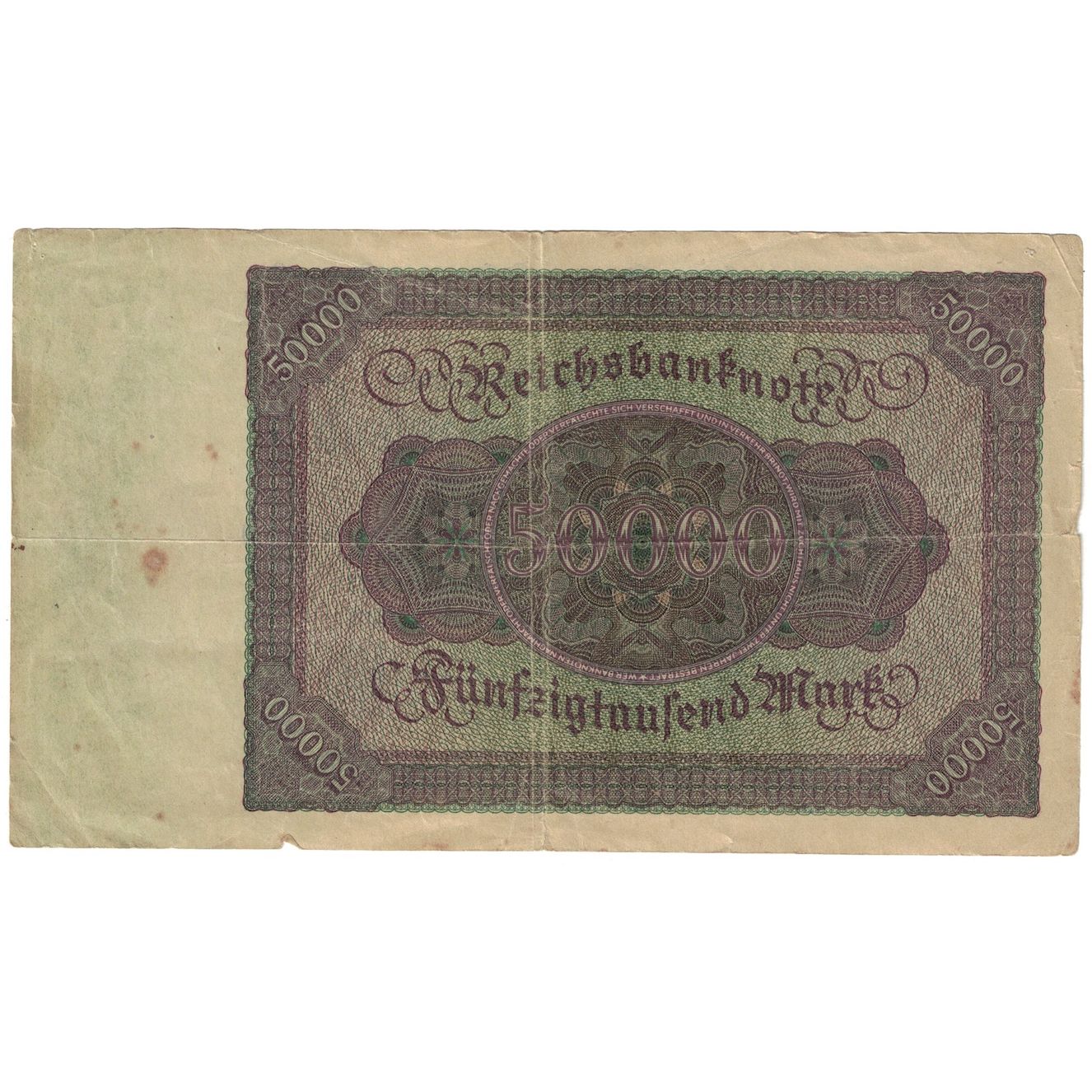 Banknote, Germany, 50,000 Mark, 1922, 1922-11-19, KM:79, VF(20-25)
