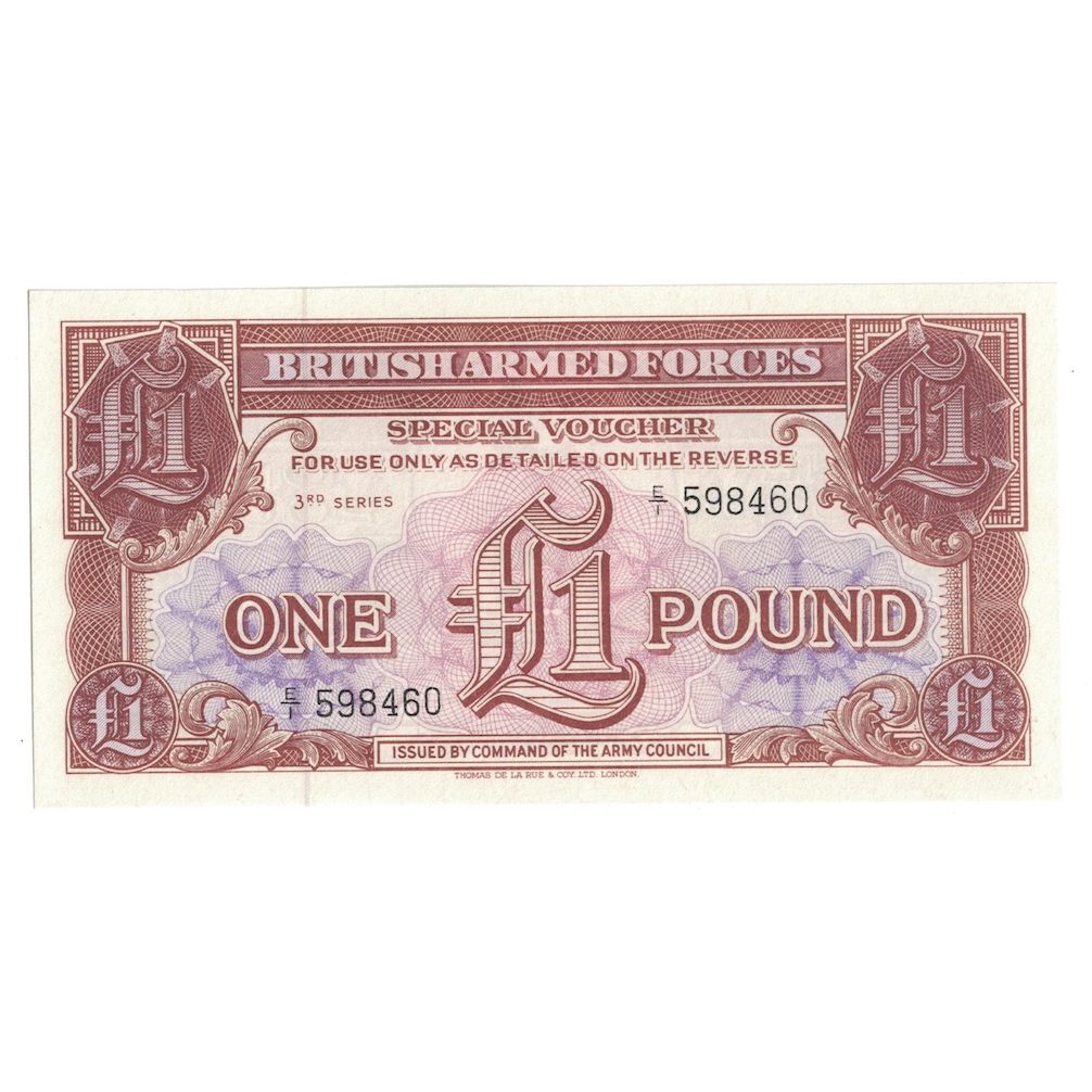 Banknot, Wielka Brytania, 1 Pound, Undated (1972), KM:M29, UNC(65-70)