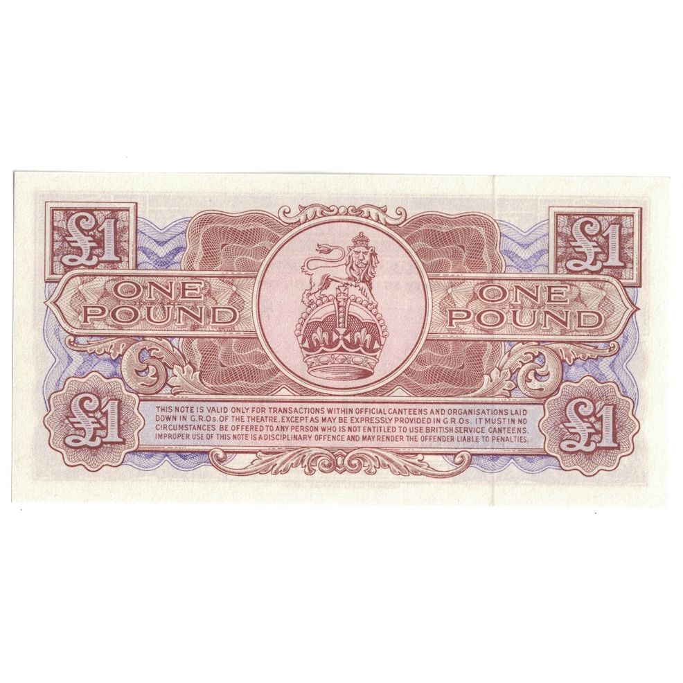 Banknot, Wielka Brytania, 1 Pound, Undated (1972), KM:M29, UNC(65-70)