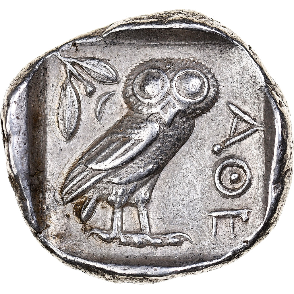 Ática, Tetradrachm, ca. 454-404 BC, Athens, Prata, AU(55-58), SNG-Cop:31