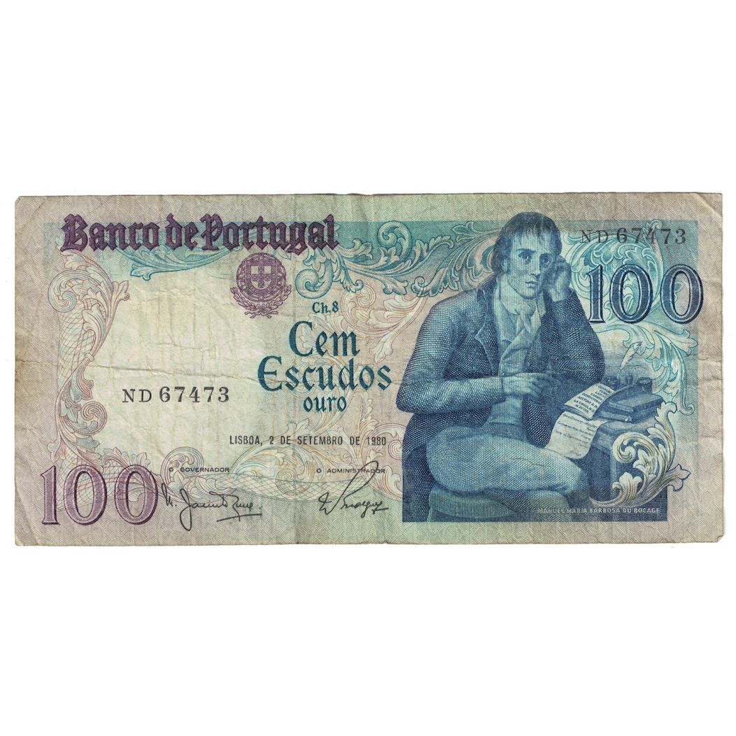 Banknote, Portugal, 100 Escudos, 1980, 1980-09-02, KM:178a, EF(40-45)