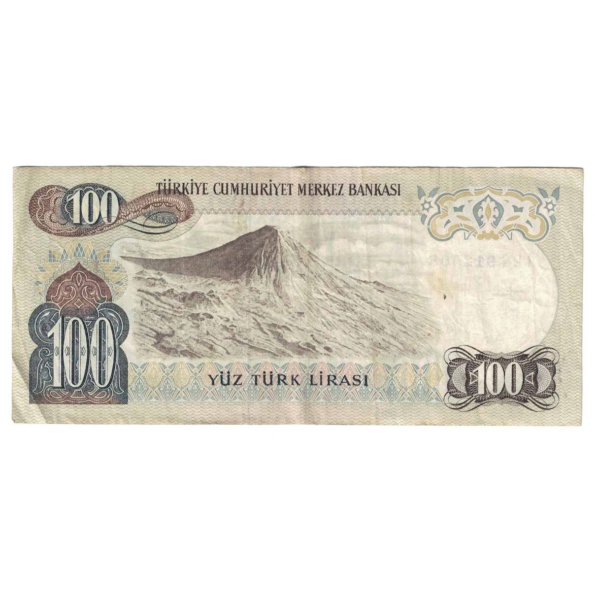 Billet, Turquie, 100 Lira, 1972, 1972-05-15, KM:189a, TTB