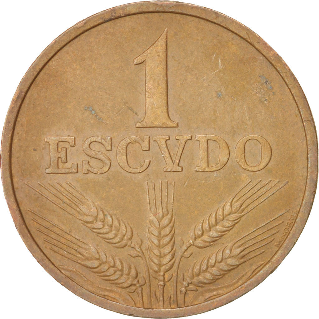 Coin, Portugal, Escudo, 1969, AU(50-53), Bronze, KM:597