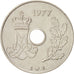 Coin, Denmark, Margrethe II, 25 Öre, 1977, Copenhagen, MS(63), Copper-nickel