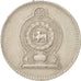 Moneta, Sri Lanka, 2 Rupees, 1984, EF(40-45), Miedź-Nikiel, KM:147