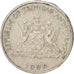 Moneta, TRYNIDAD I TOBAGO, 25 Cents, 1980, EF(40-45), Miedź-Nikiel, KM:32