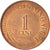 Moneta, Singapur, Cent, 1981, AU(55-58), Miedź powlekana stalą, KM:1a