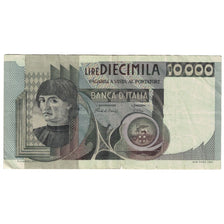 Nota, Itália, 10,000 Lire, 1980, 1980-09-06, KM:106b, EF(40-45)