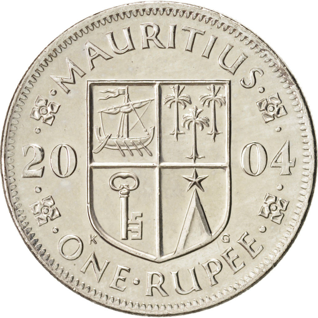 Monnaie, Mauritius, Rupee, 2004, SPL+, Copper-nickel, KM:55