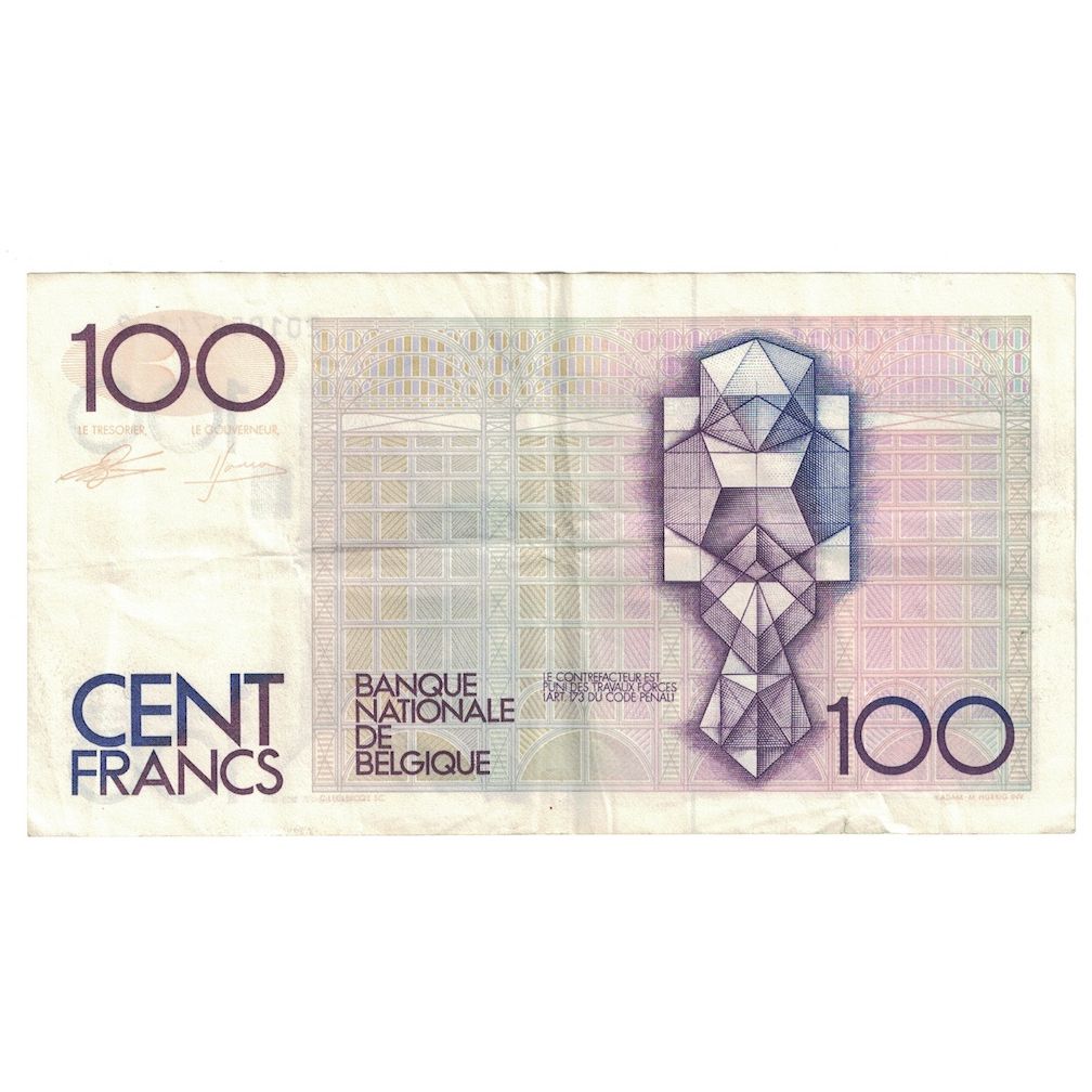 Banknote, Belgium, 100 Francs, Undated (1982-94), KM:142a, EF(40-45)