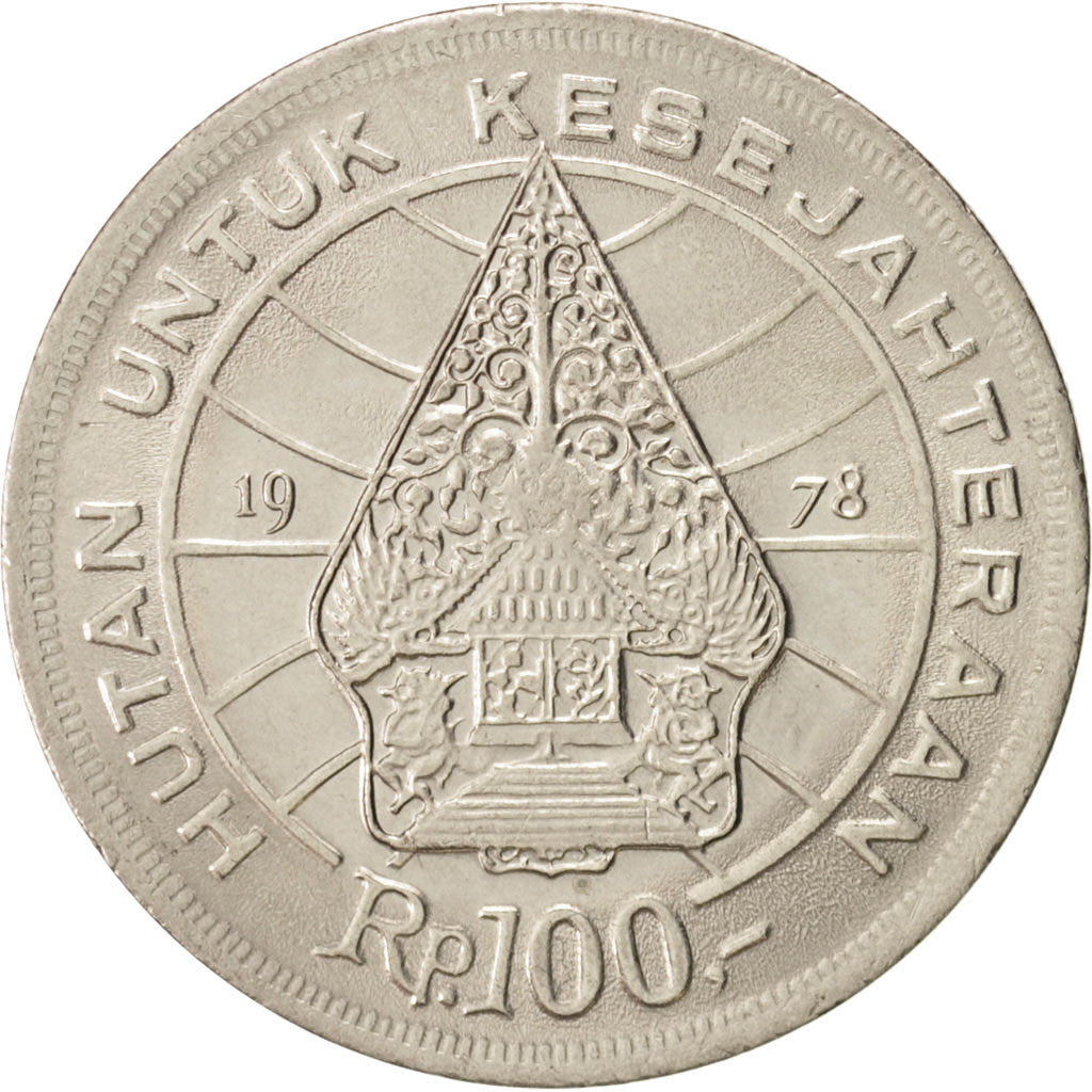 Coin, Indonesia, 100 Rupiah, 1978, MS(64), Copper-nickel, KM:42