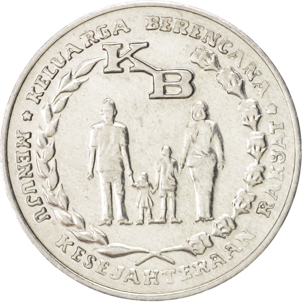 Monnaie, Indonésie, 5 Rupiah, 1974, SPL, Aluminium, KM:37