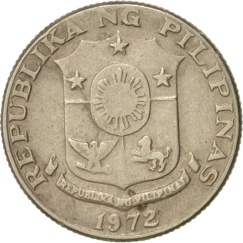 Moneta, Filippine, 10 Sentimos, 1972, BB, Rame-nichel, KM:198