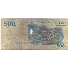 Biljet, Democratische Republiek Congo, 500 Francs, 2002, 2000-01-04, KM:96a, TB