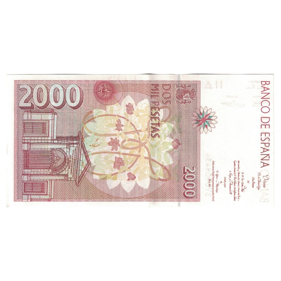 Billete, 2000 Pesetas, 1992-1996, España, KM:164, SC