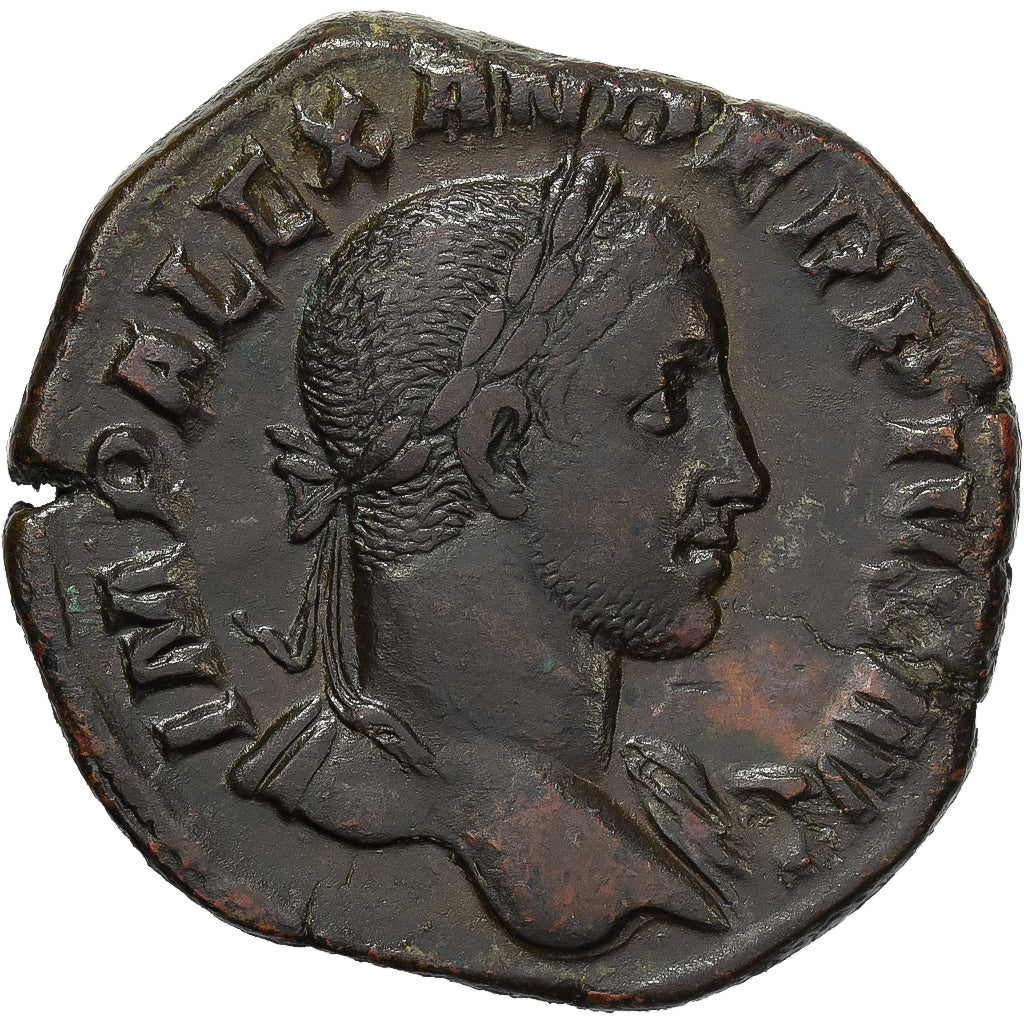 Severus Alexander, Sestertius, 231-235, Rome, Bronze, AU(50-53), RIC:648b