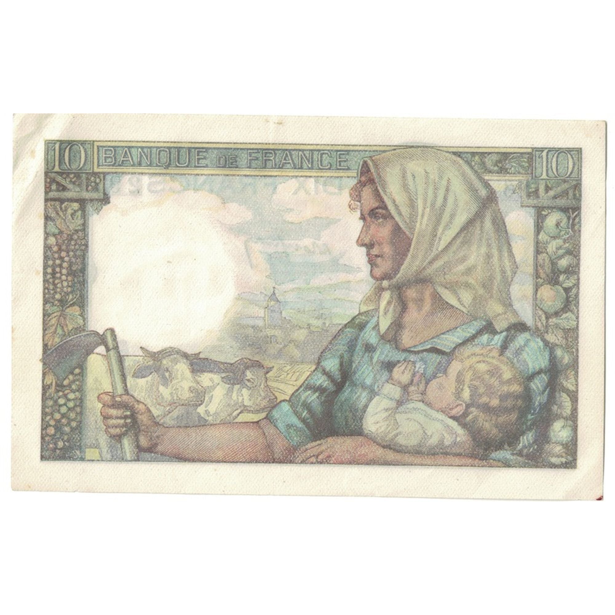 Frankreich, 10 Francs, Mineur, 1946, A.126, VZ, Fayette:8.16, KM:99e