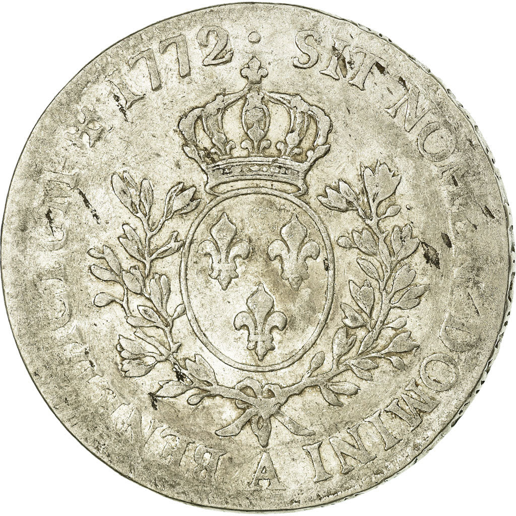 Coin, France, Louis XV, Écu à la vieille tête, Ecu, 1772, Paris, VF(30-35)