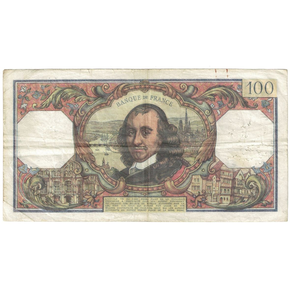 France, 100 Francs, Corneille, 1976, F.944, TB+, Fayette:65.52, KM:149f
