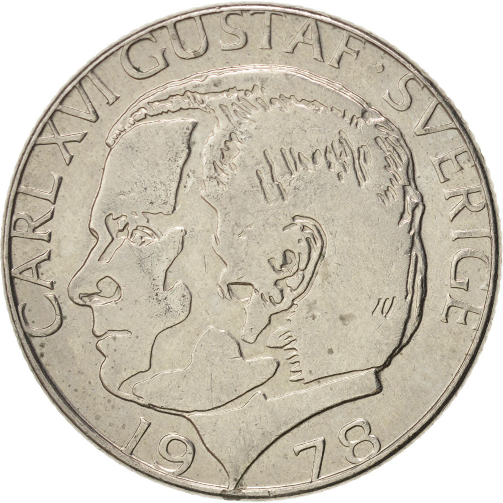Moneta, Svezia, Carl XVI Gustaf, Krona, 1978, SPL-, Rame ricoperto in