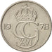 Monnaie, Suède, Carl XVI Gustaf, 50 Öre, 1978, SUP, Copper-nickel, KM:855