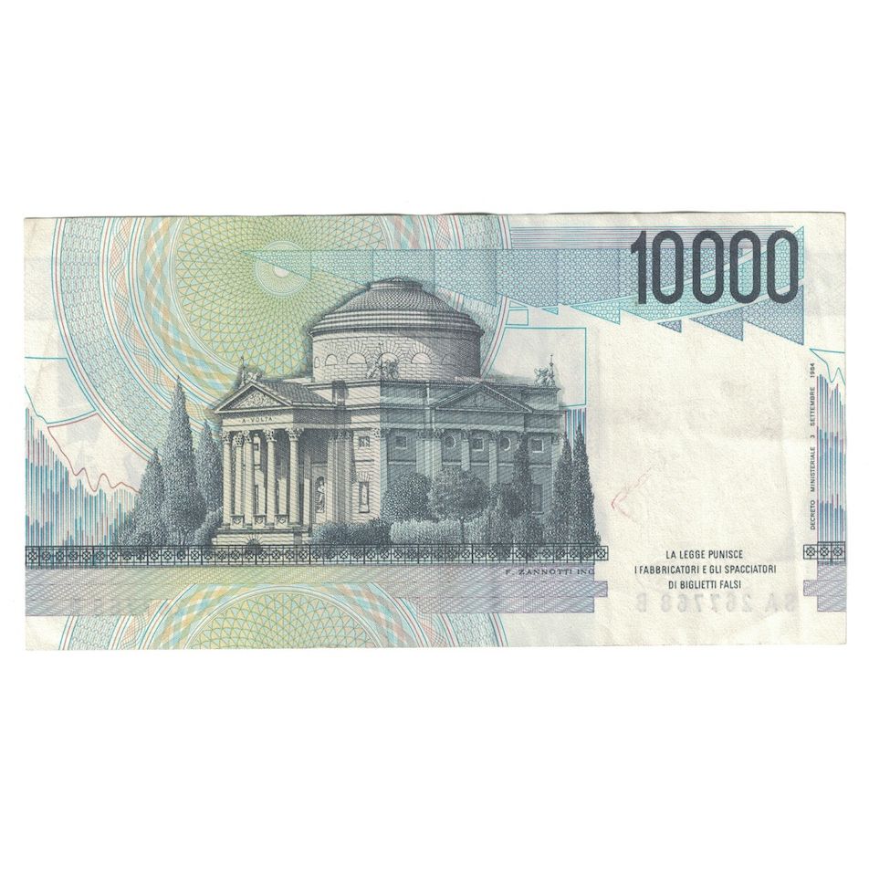 Banknote, Italy, 10,000 Lire, 1984, 1984-09-03, KM:112a, AU(50-53)