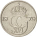 Coin, Sweden, Carl XVI Gustaf, 50 Öre, 1979, AU(55-58), Copper-nickel, KM:855