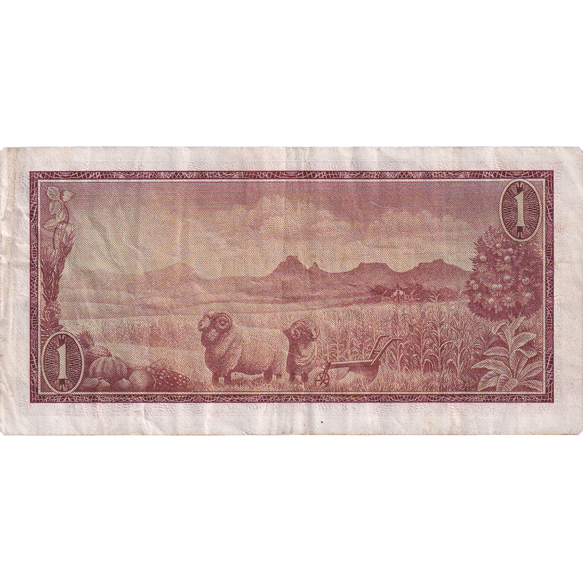 Banknote, South Africa, 1 Rand, 1966, KM:109a, EF(40-45)