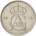 Monnaie, Suède, Gustaf VI, 50 Öre, 1973, SUP, Copper-nickel, KM:837