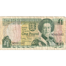 Banknote, Jersey, 1 Pound, Undated (2000), KM:26a, VF(30-35)