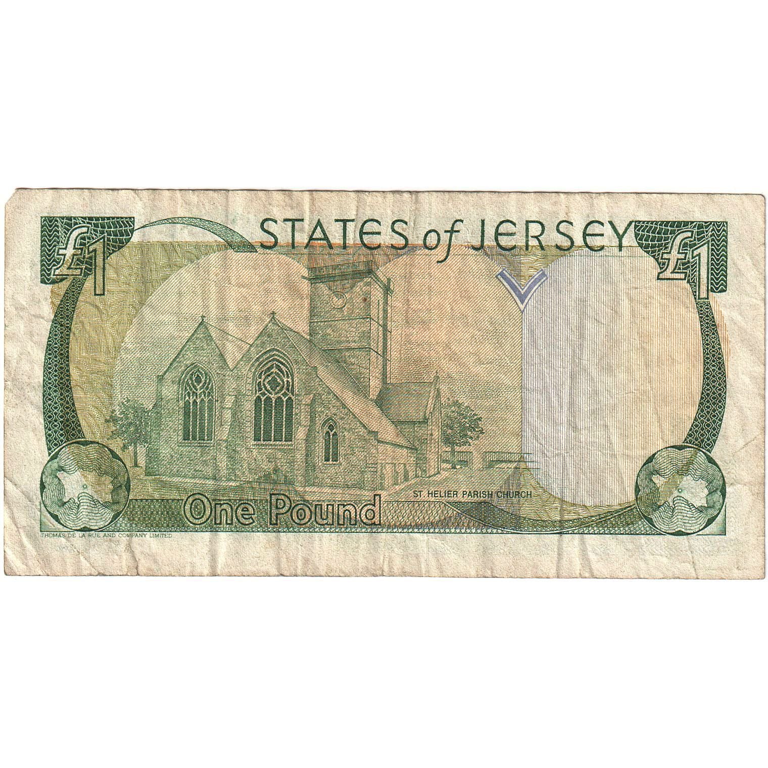 Banknote, Jersey, 1 Pound, Undated (2000), KM:26a, VF(30-35)