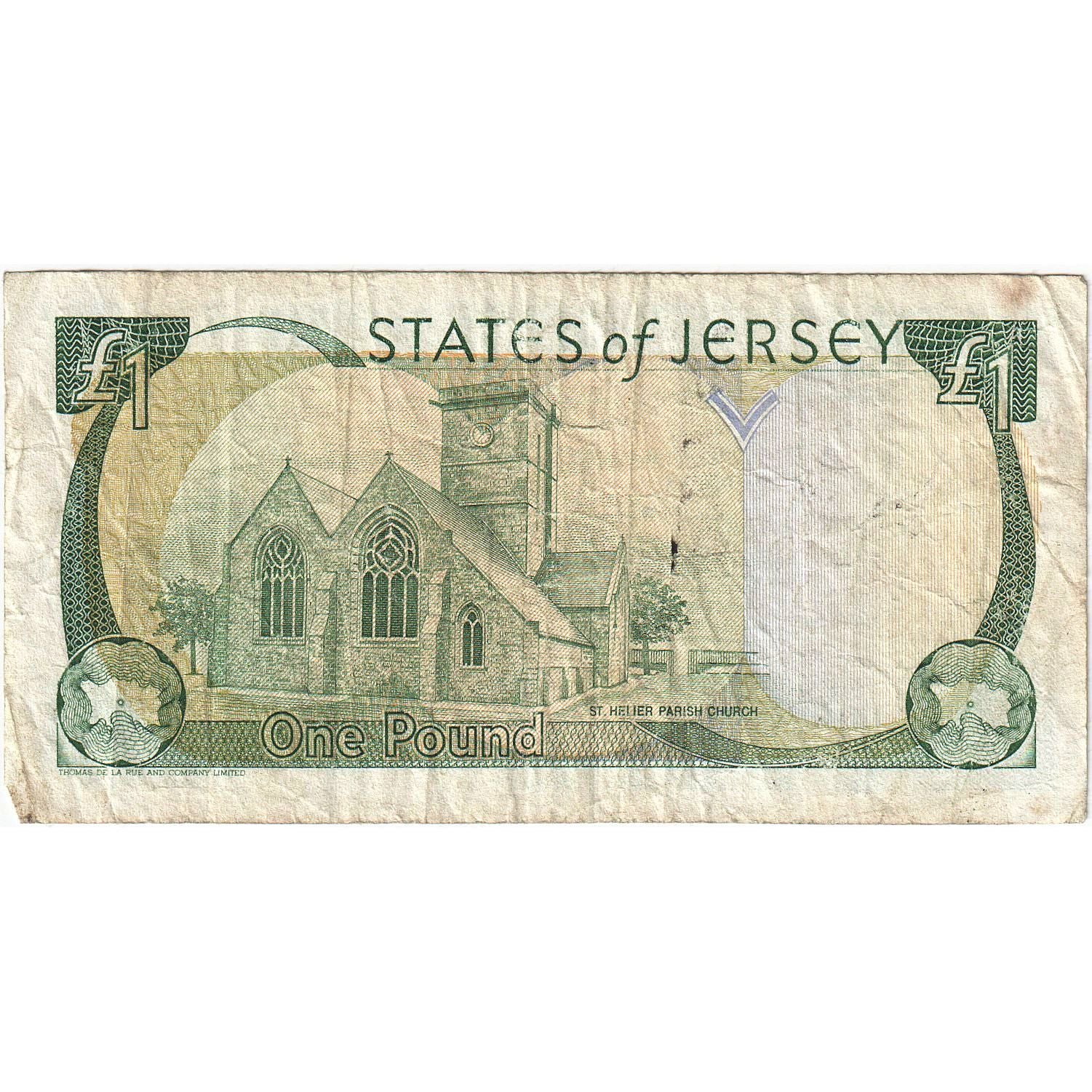 Banconote, Jersey, 1 Pound, Undated (2000), KM:26a, MB+