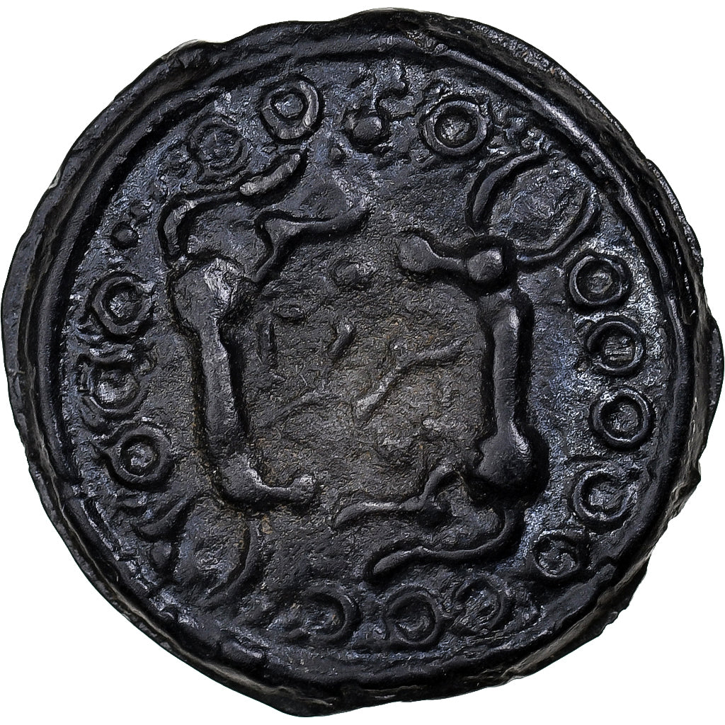 Meldi, Potin, 100-60 BC, Bronze, AU(50-53), Delestrée:213A