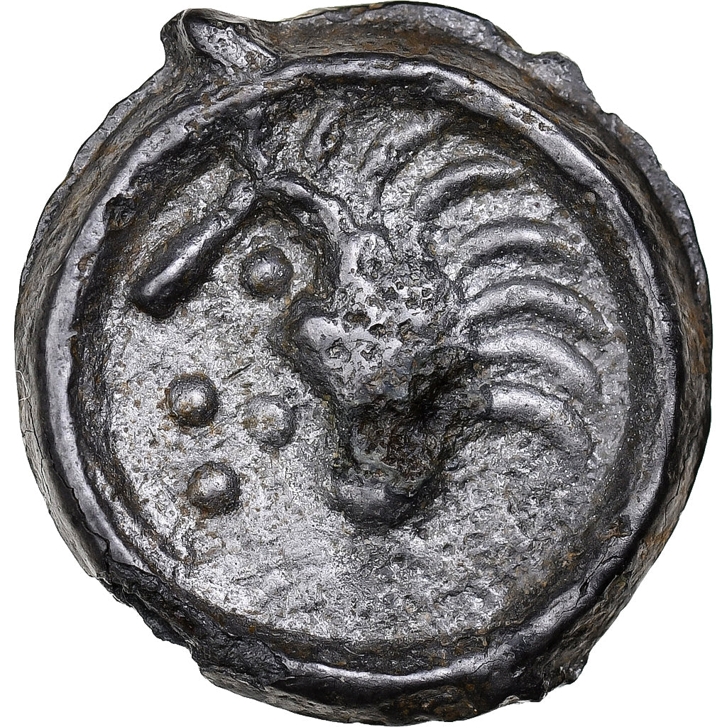 Suessiones, Potin au cheval, ca. 60-40 BC, Potin, AU(55-58), Delestrée:684