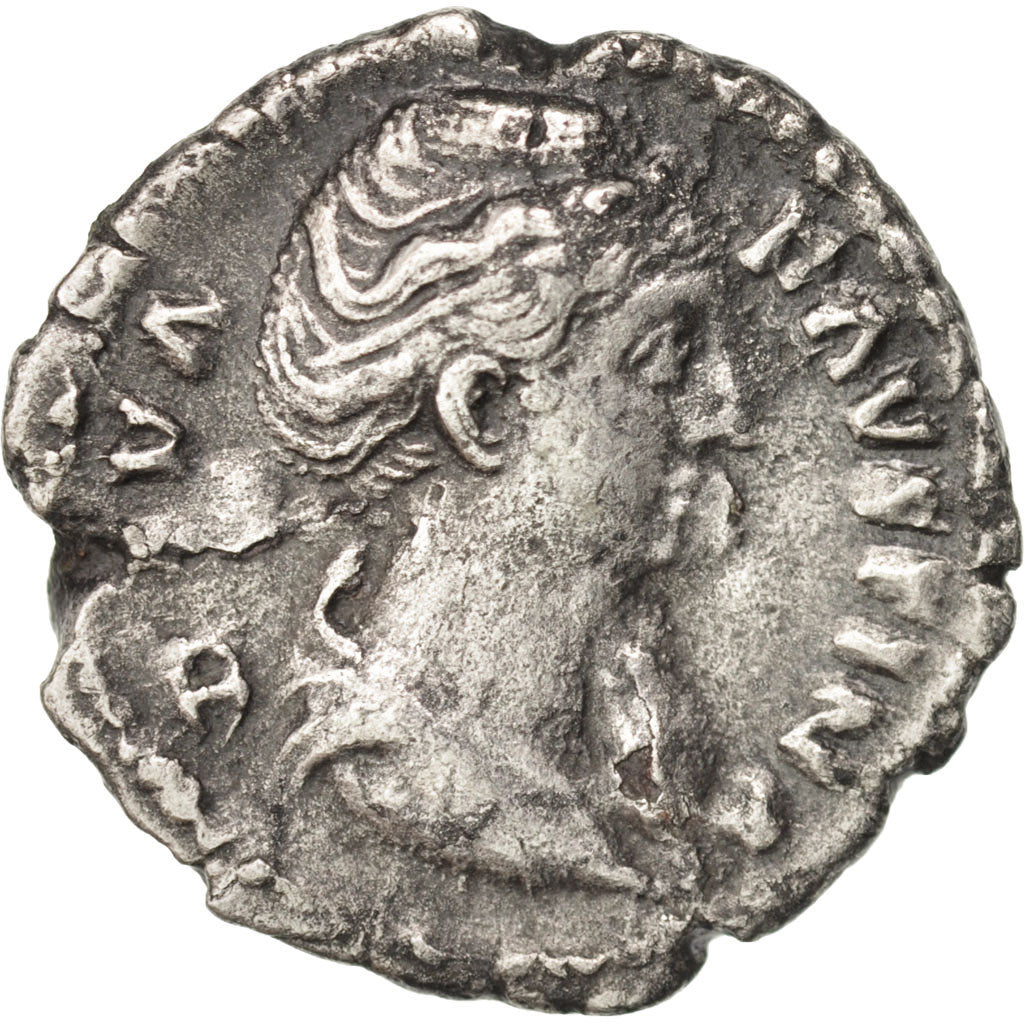 Coin, Faustina I, Denarius, Rome, EF(40-45), Silver, RIC:351