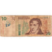 Argentine, 10 Pesos, KM:348, AB+