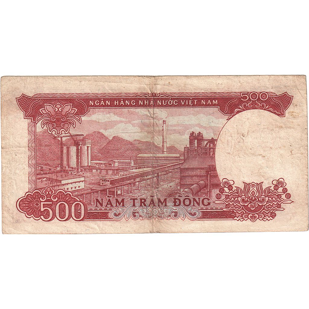 Vietnam, 500 D<ox>ng, 1985, KM:99a, EF(40-45)
