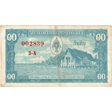 Laos, 10 Kip, 1957, KM:3s, SUP