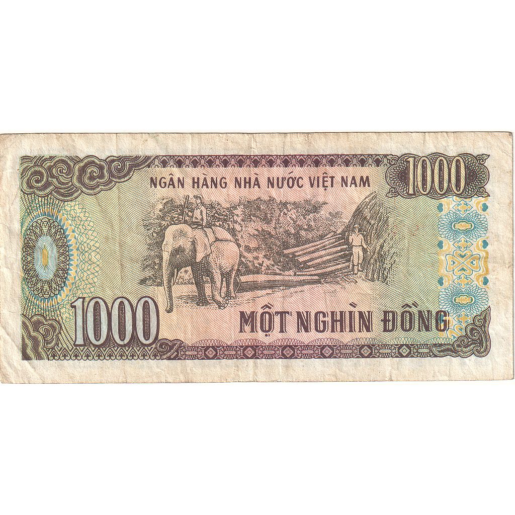 Vietnam, 1000 D<ox>ng, 1988-1991, 1988, KM:106a, SPL-