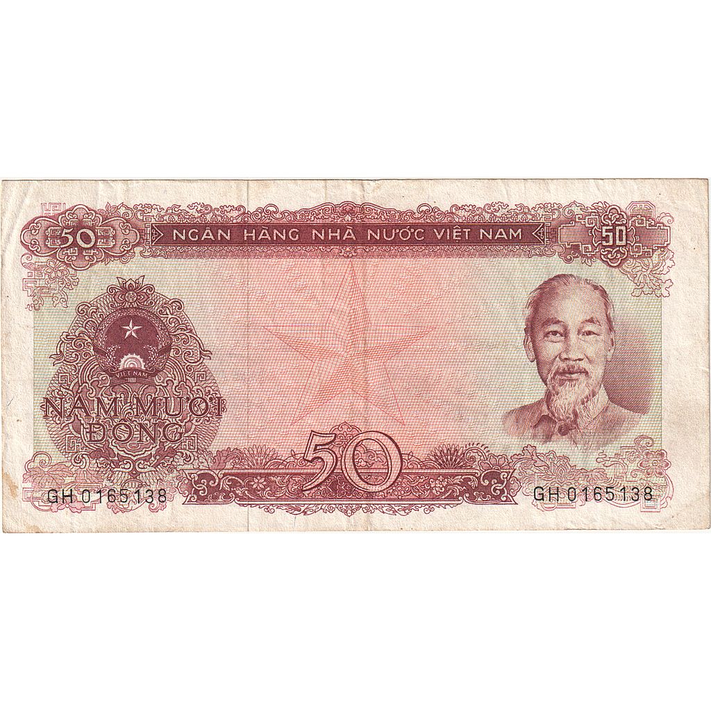 Vietnam, 50 D<ox>ng, 1976, KM:84b, UNC(65-70)