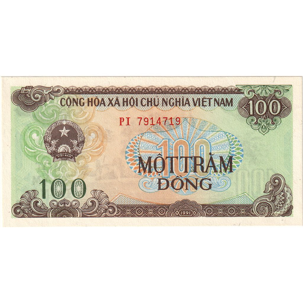 Viet Nam, 100 D<ox>ng, 1991, KM:105a, NEUF
