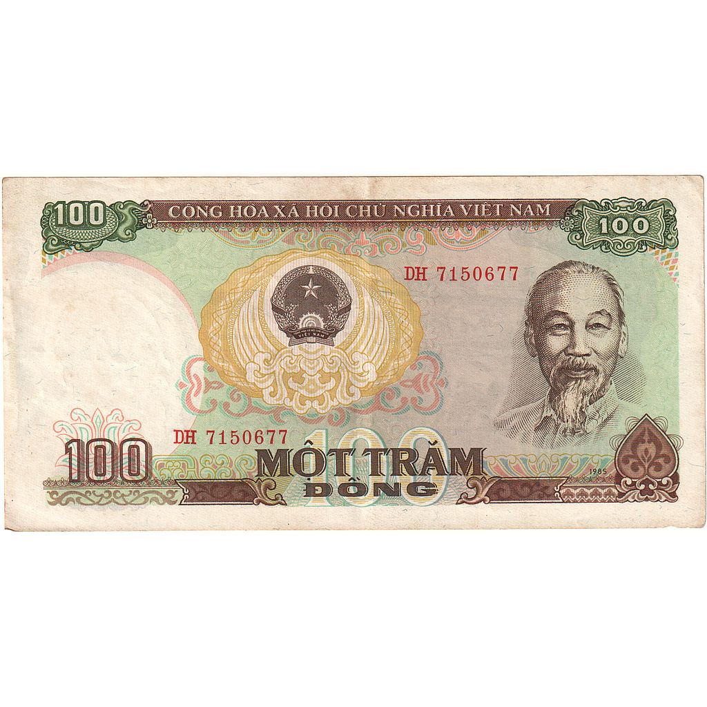 Vietnam, 100 D<ox>ng, KM:98a, UNC(63)