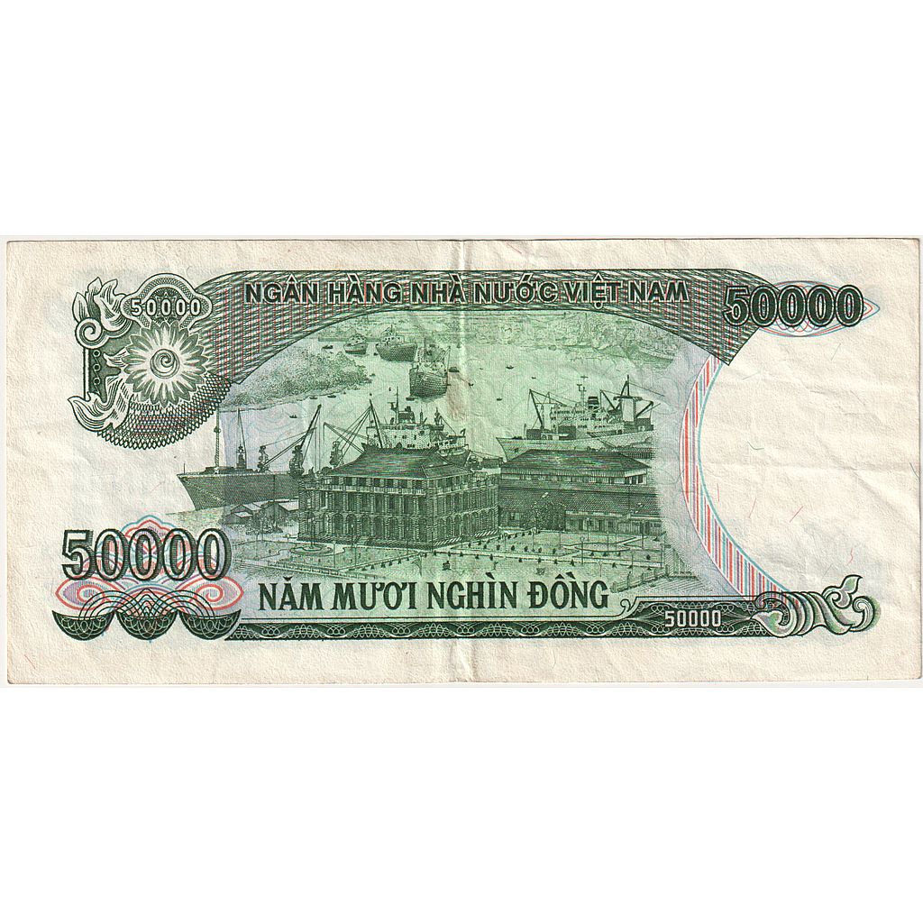 Vietnam, 50,000 D<ox>ng, 1990, KM:111a, UNC(65-70)