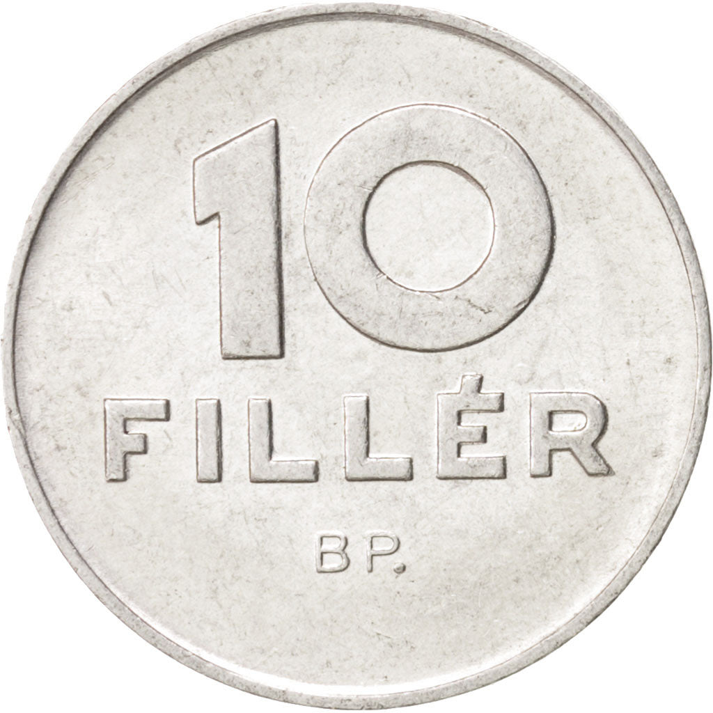 Coin, Hungary, 10 Filler, 1988, Budapest, AU(55-58), Aluminum, KM:572
