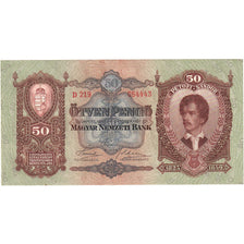 Hungary, 50 Pengö, 1932, 1932-10-01, KM:99, UNC(65-70)