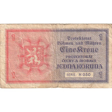 Bohemia and Moravia, 1 Koruna, KM:3a, VG(8-10)