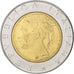Coin, Italy, 500 Lire, 1984, Rome, AU(55-58), Bi-Metallic, KM:111